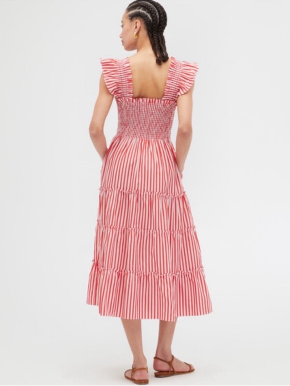 Like New Hill House Ellie Nap dress. Red Stripe. XS. EUC - Picture 3 of 6